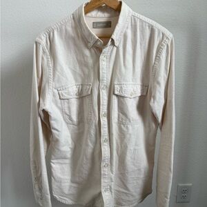 Everlane Men's Cream Shirt